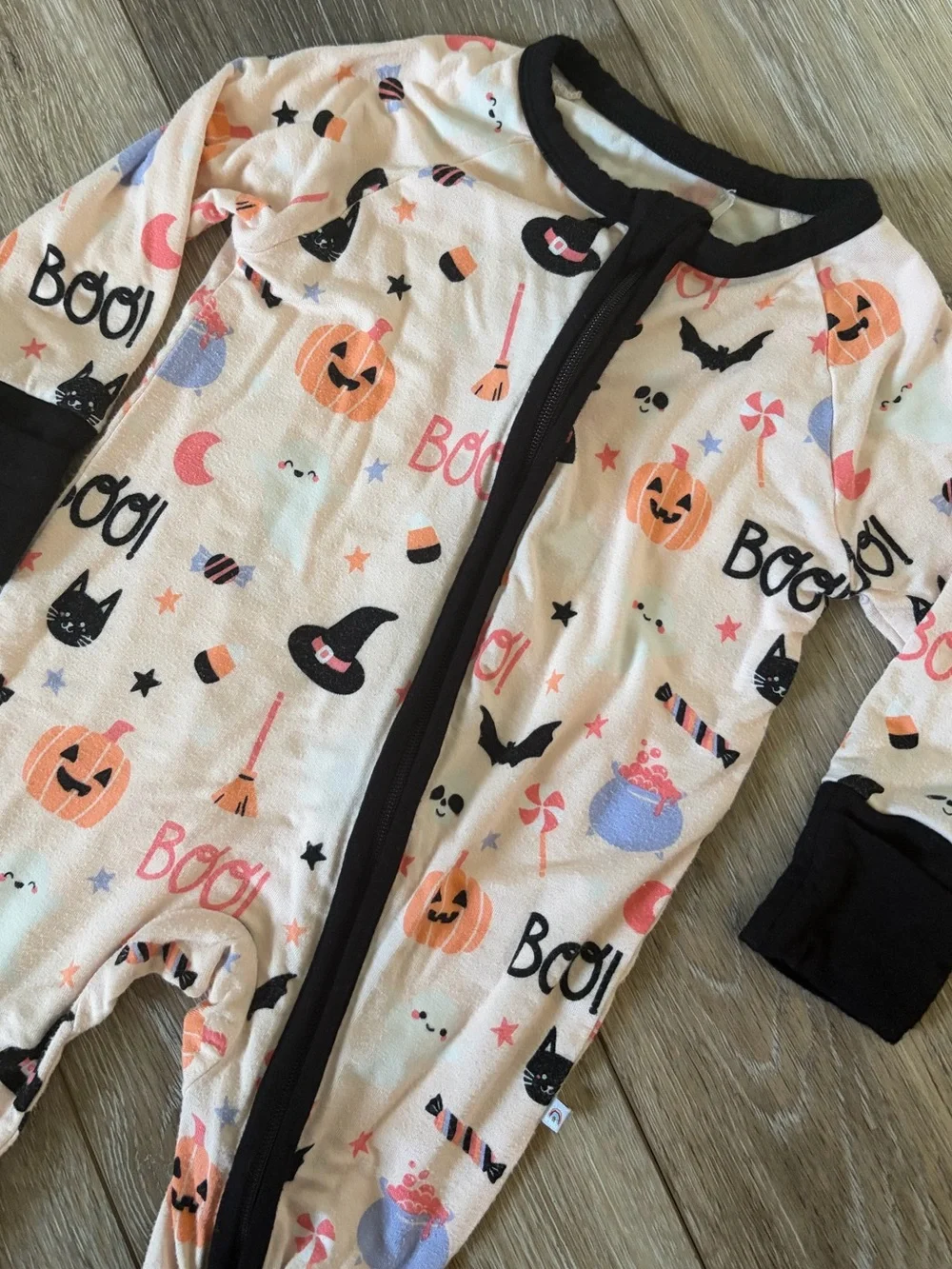 Emerson And Friends Bamboo Halloween Convertible Baby Pajamas